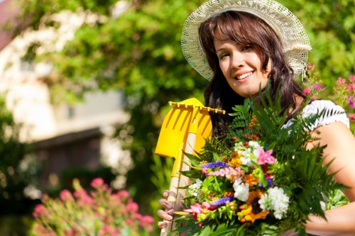 Stunning Parsons Green garden with professional maintenance efforts